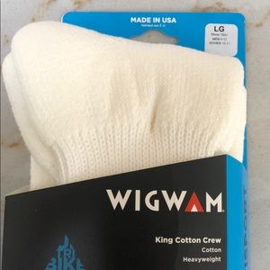King cotton crew sock.